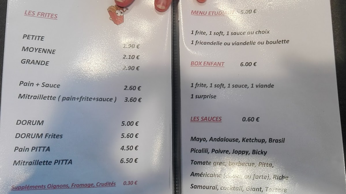 Menu La Petite Fourchette-3